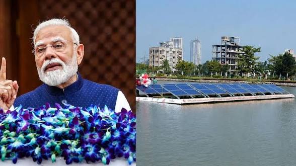 <b>Union Cabinet approves PM Surya Sarovar Yojana for 5,000 MW floating solar capacity.</b>