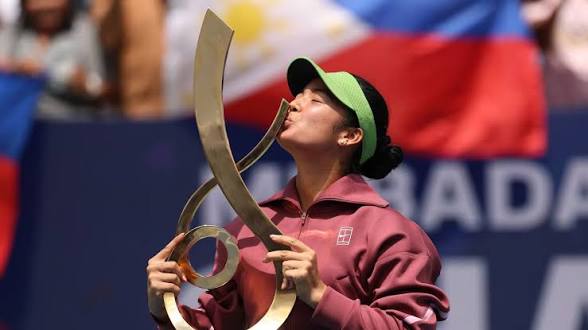 <b>Alexandra Eala becomes first Filipino WTA singles champion.</b>