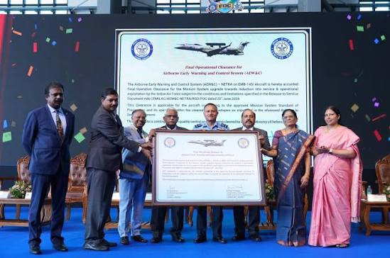 <b>IAF receives Final Operational Clearance for indigenous Netra AEW&C system.</b>