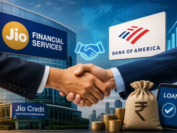 <b>Bank of America to acquire 49.9 percent stake in Jio Credit.</b>