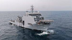 <b>Goa Shipyard Limited delivers ICGS Ajit to Indian Coast Guard.</b>