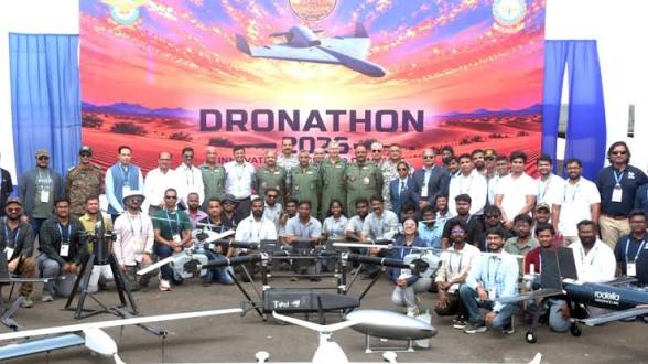 <b>IAF inaugurates first Dronathon-2026 at Pokhran Range.</b>