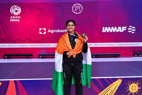 <b>Suchika Tariyal wins India’s first Asian Games MMA medal.</b>