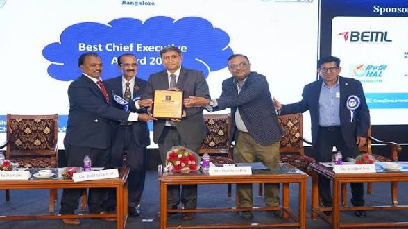 <b>BEML CMD Shantanu Roy wins IIMM Best CEO Award 2026.</b>