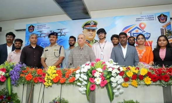 <b>Andhra Pradesh Police launches AI drone portal and SafeStay app.</b>