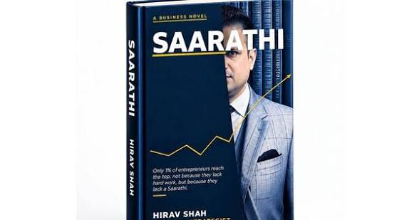 <b>Hirav Shah business novel SAARATHI becomes Amazon India bestseller.</b>