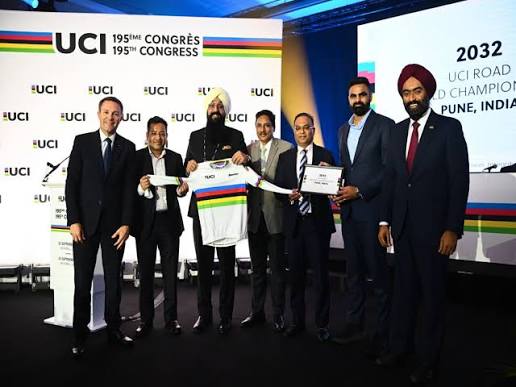 <b>Pune to host 2032 UCI Road World Championships.</b>